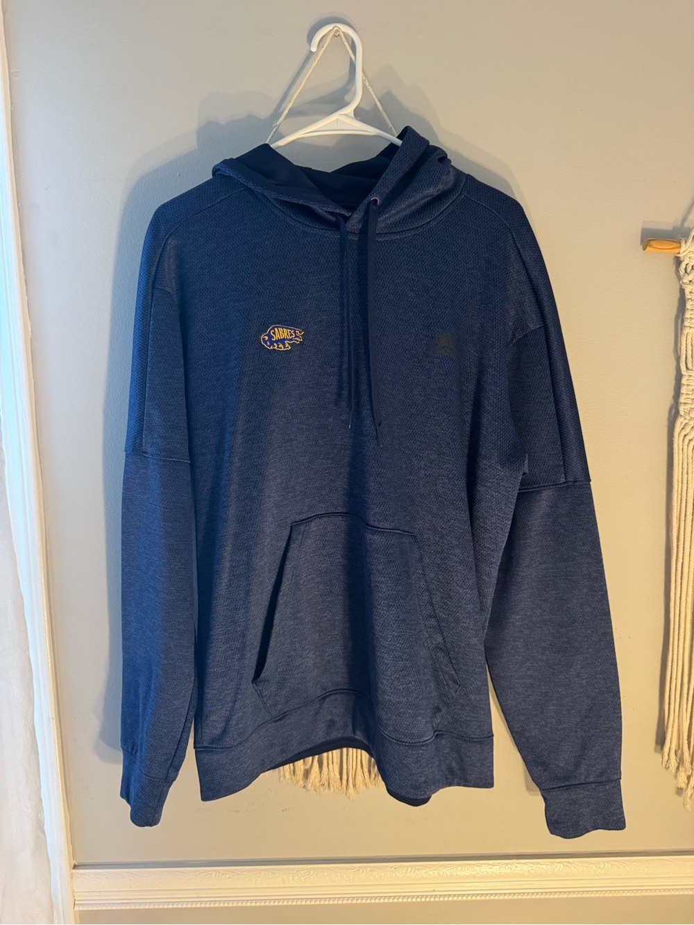 Adidas Buffalo Sabers Pullover Sweatshirt Team Issued